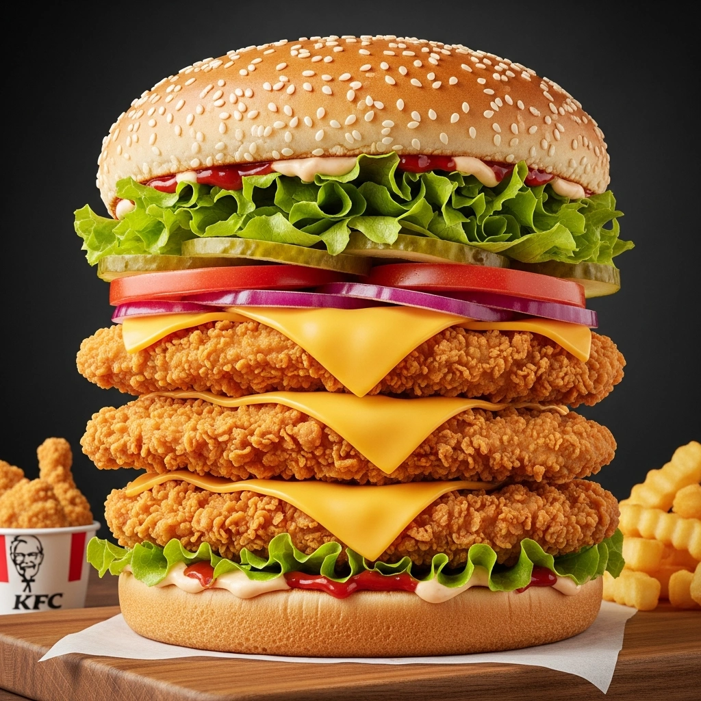 Biggest KFC Burger