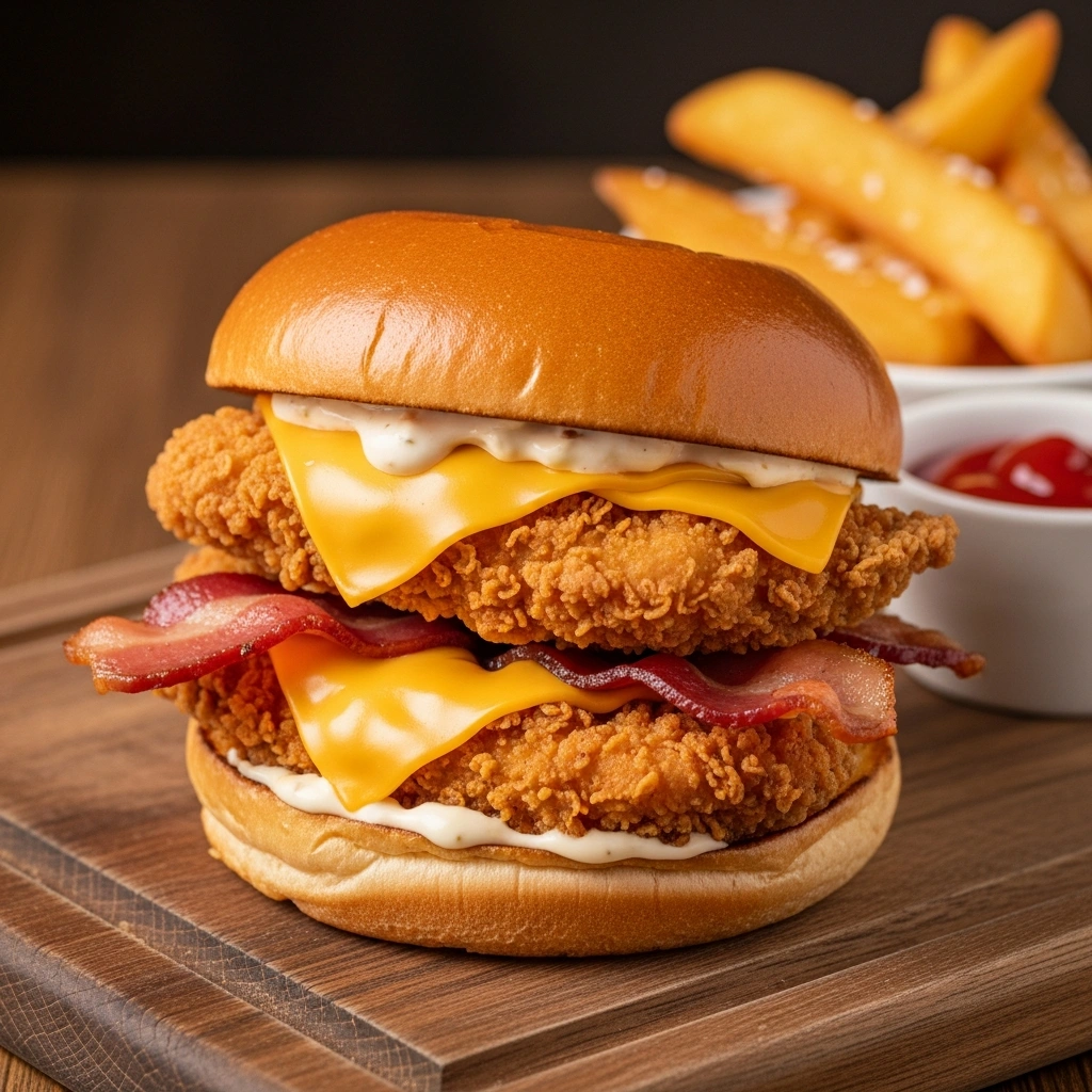 Double Down Burger