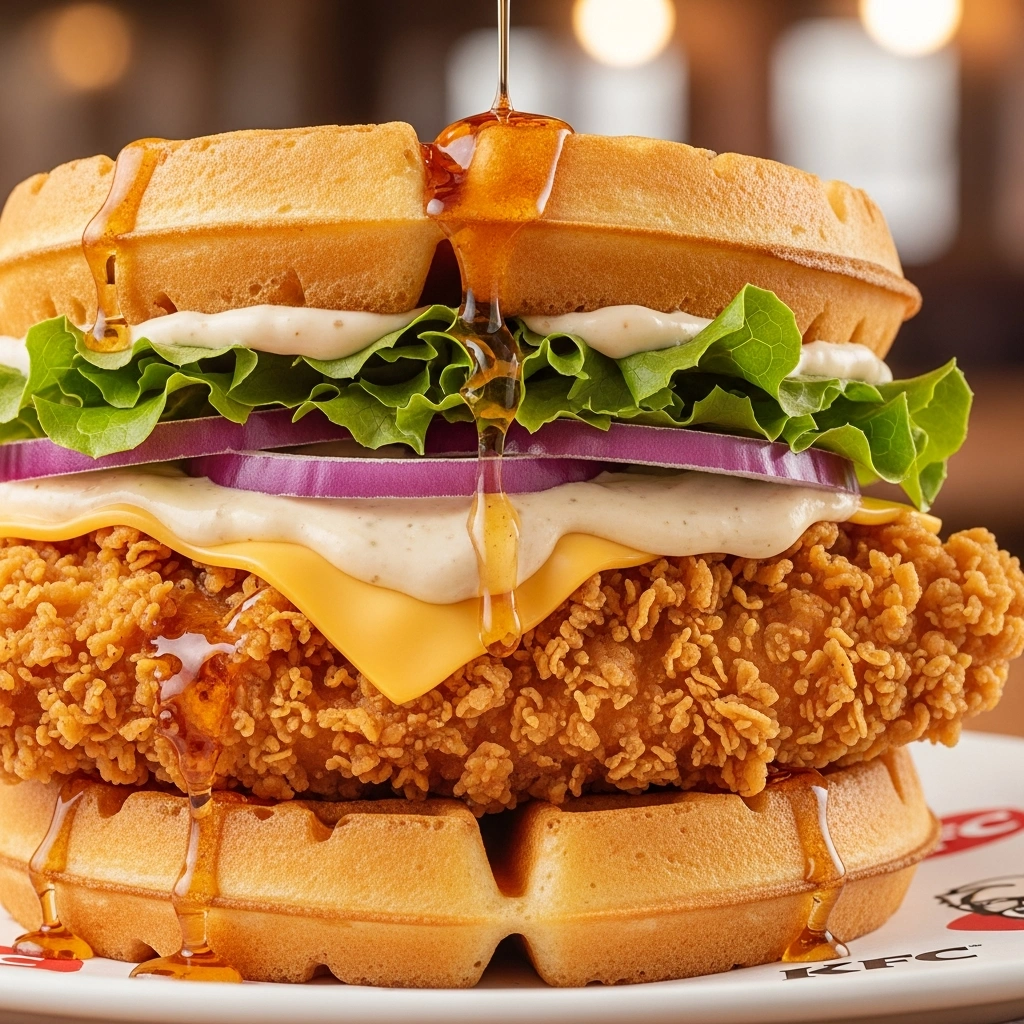 Uncle Waffles Burger