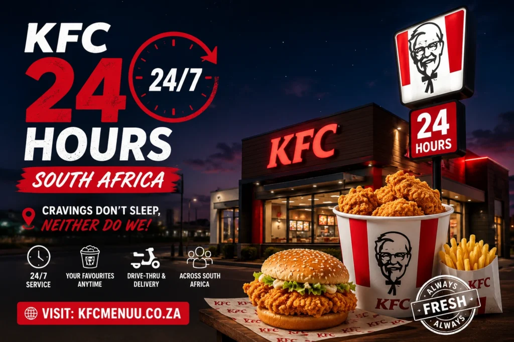 Kfc 24 hours​ South Africa